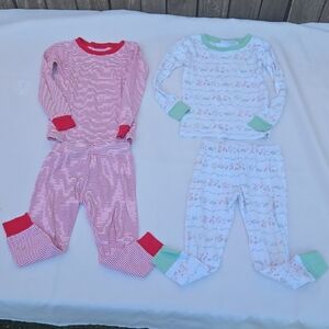 LAKE Kids Two-Pack Long-Sleeve Pajama Set — Size 4T